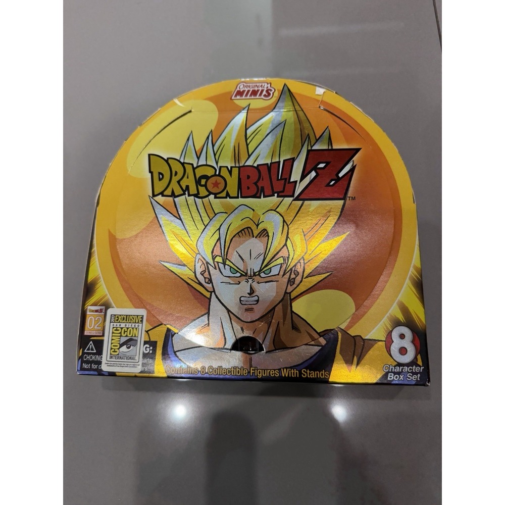 Original Minis Dragon Ball Z 8 Art Toy Figures Box Set SDCC 2017 Exclusive Comic